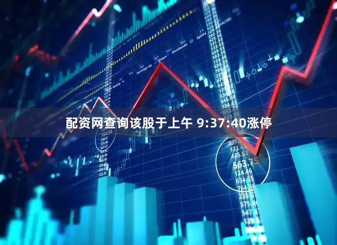 配资网查询该股于上午 9:37:40涨停